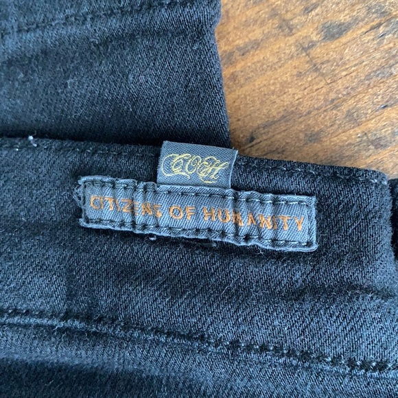 CITIZENS OF HUMANITY BLACK AVEDON SLICK SKINNY LEG JEAN - Picture 5 of 6